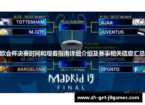 欧会杯决赛时间和观看指南详细介绍及赛事相关信息汇总